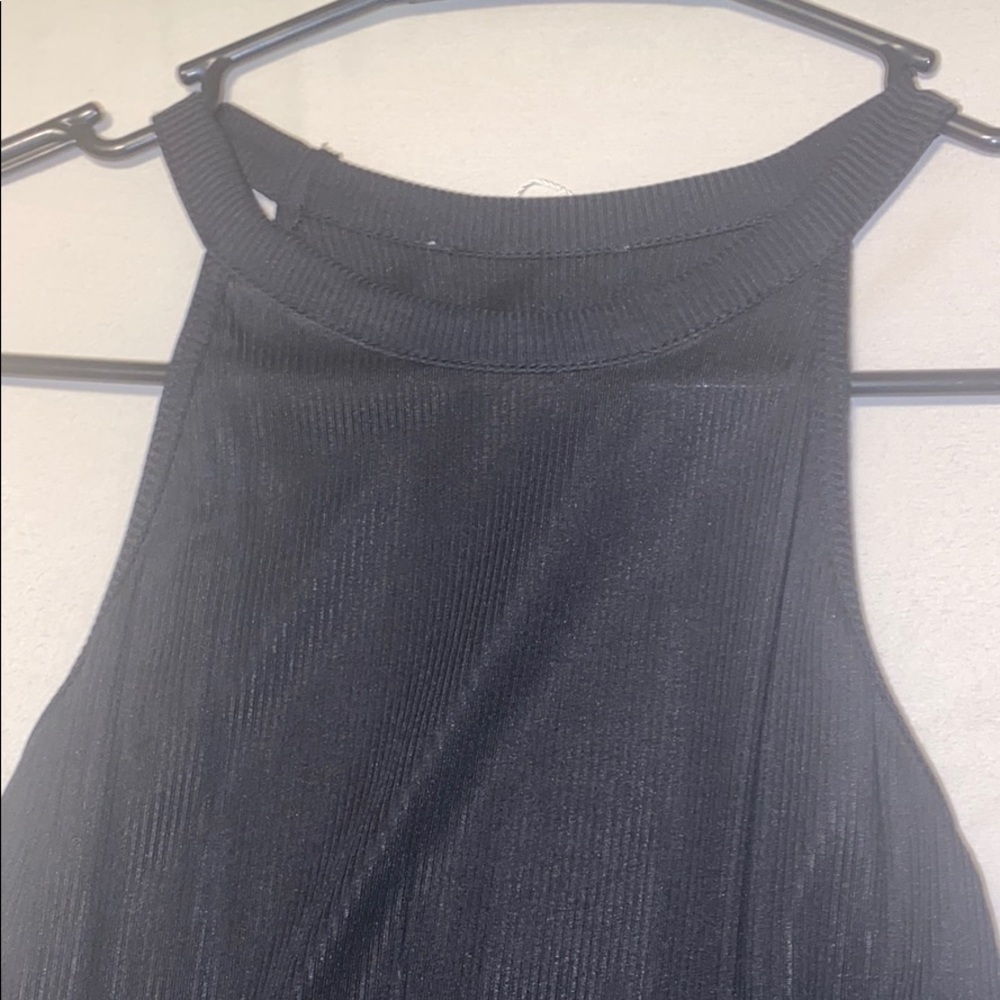 Black plain top.